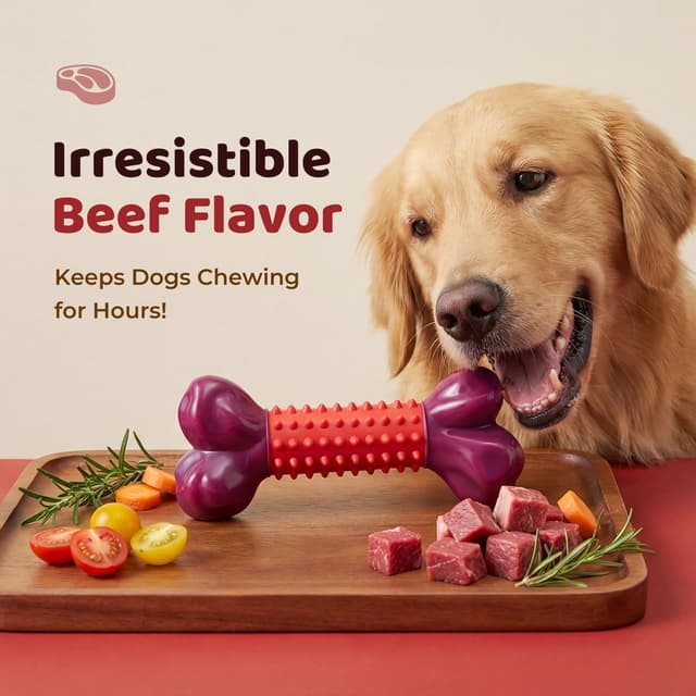 Detalle 2 de ChienBox Indestructible Dog Chew Toy for Aggressive Chewers