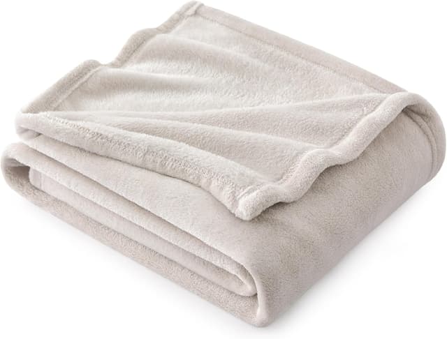 Detalle de Bedsure Fleece Throw Blanket 130x150 cm 🛋