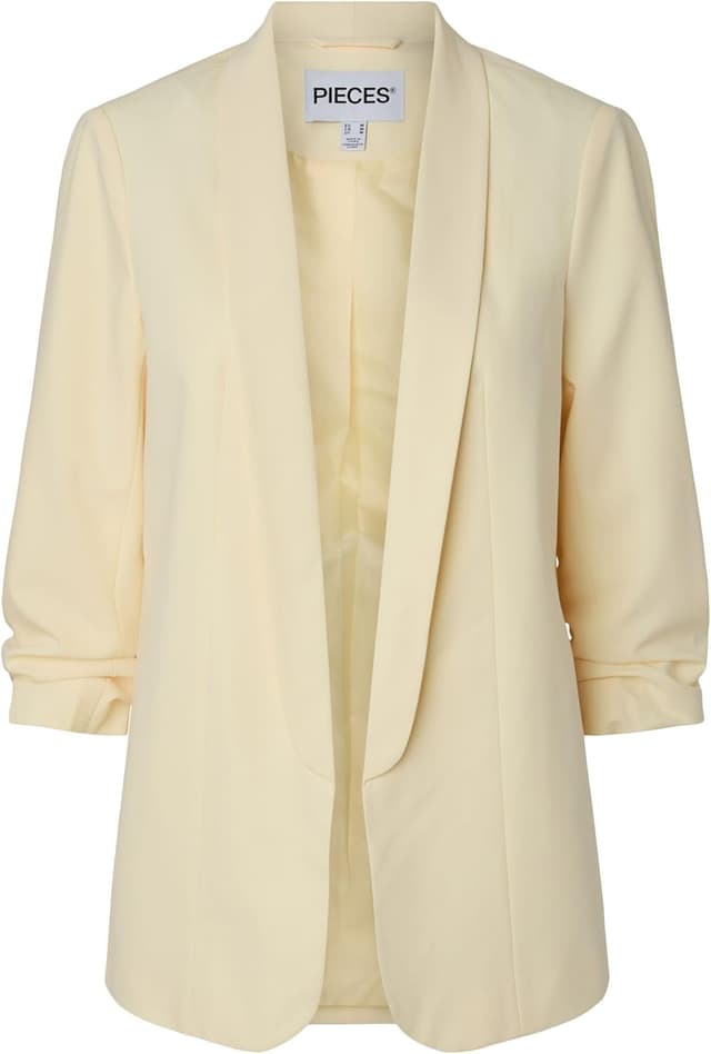 Detalle de PIECES Blazer PCBOSELLA für Damen – Regular Fit mit Reverskragen