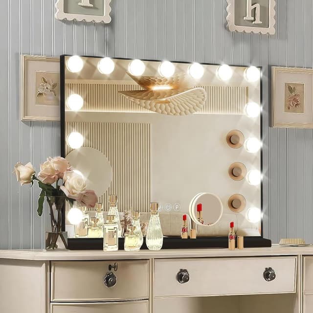 Imagen de Ratsamee Hollywood Vanity Mirror 23" x18" ๐ en OfertitasTOP