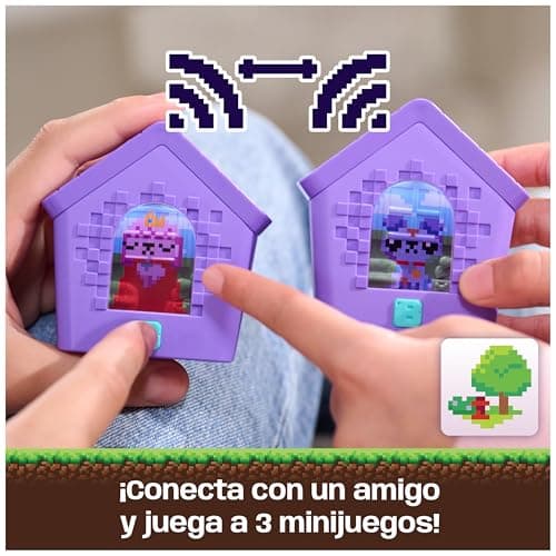 Detalle 2 de Bitzee Doghouse: mascota digital interactiva con 15 cachorros que reaccionan al tacto