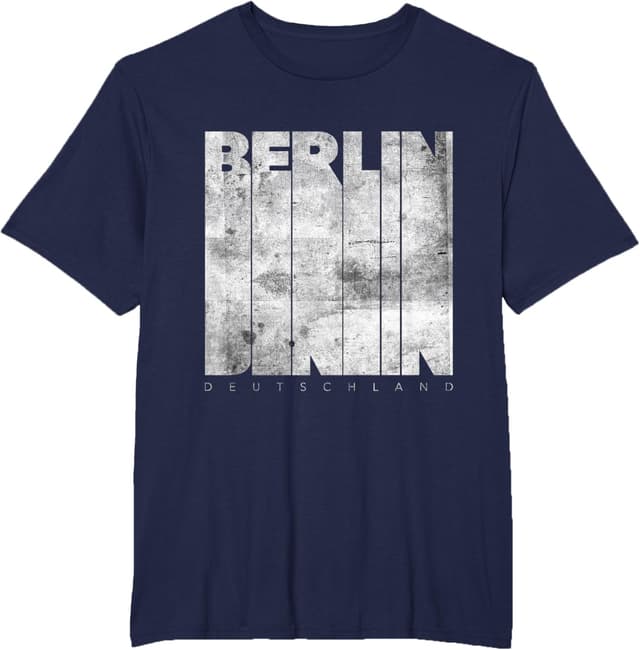 Detalle de Maglietta grafica Retro Berlino Deutschland (maniche corte, uomo/donna)