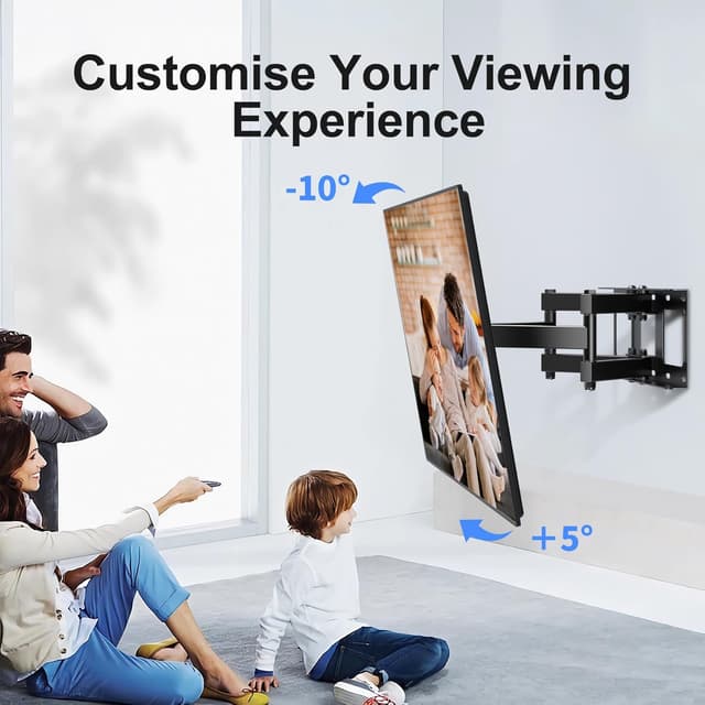 Detalle 1 de Suptek Full Motion TV Bracket 32-84