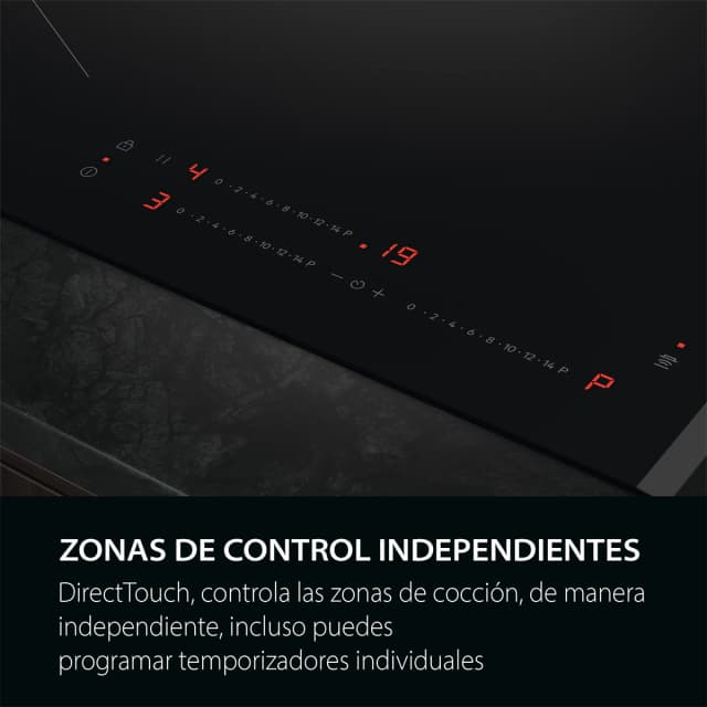 Detalle 1 de AEG TO63IA00FB con 3 zonas de cocción