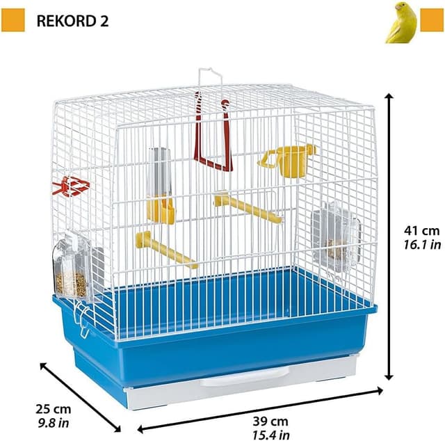 Thumbnail 1 de Ferplast Rekord 2 cage 39×25×41 cm 🐦