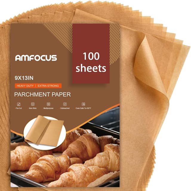 Detalle de Parchment Paper Sheets 100pcs 🧁