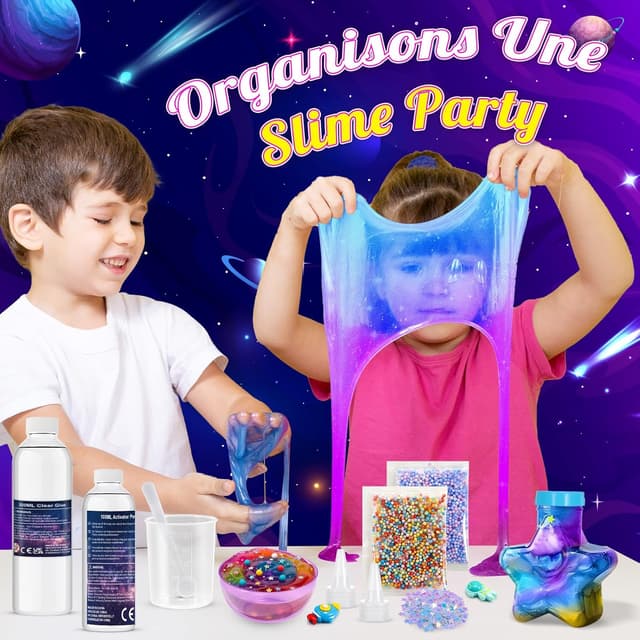 Detalle de iKidiki Slime Fluffy 6-12 ans, 29 pièces