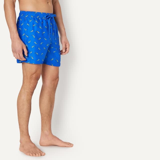 Detalle de Amazon Essentials short de bain pour homme avec doublure maille, poches et cordon