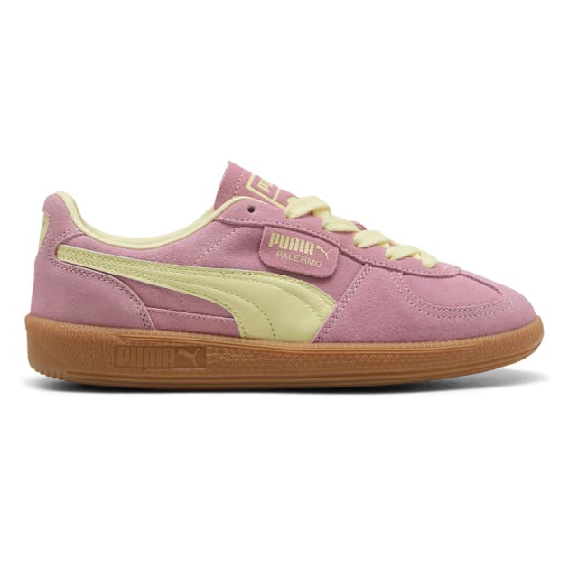 Detalle de Puma Palermo casual de mujer: zapatillas Puma con base de ante y tira de piel