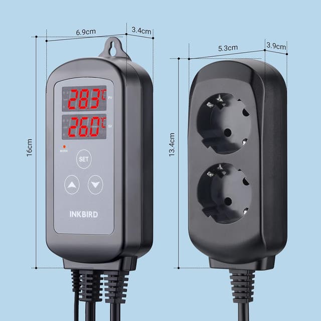 Thumbnail 5 de Inkbird ITC-2T Thermostat 2 Ausgänge für Terrarien
