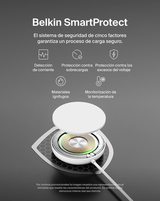 Thumbnail 6 de Belkin Cargador Inalámbrico MagSafe 15W para iPhone y AirPods
