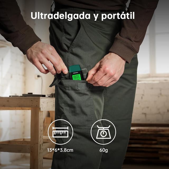 Thumbnail 5 de Medidor de Humedad ERICKHILL para Madera y Construcción 🪵