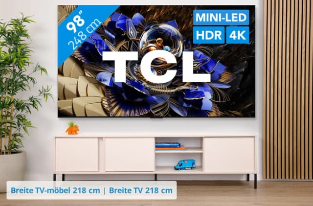 Thumbnail 15 de TCL 98 Zoll QD Mini-LED X11K 4K