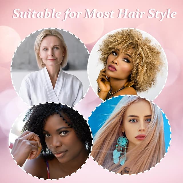 Detalle de GUGUGO Seidenhaube zum Schlafen (Satin/Silk Bonnet) verstellbar – Sakura Rosa