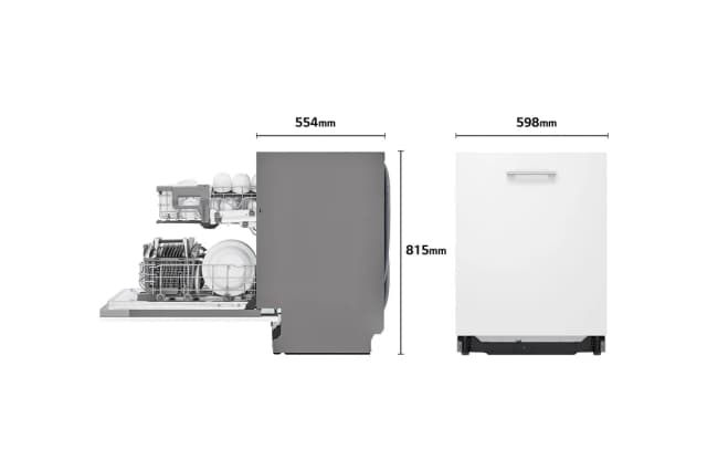 Thumbnail 1 de LG DB242TX lavavajillas 14 cubiertos