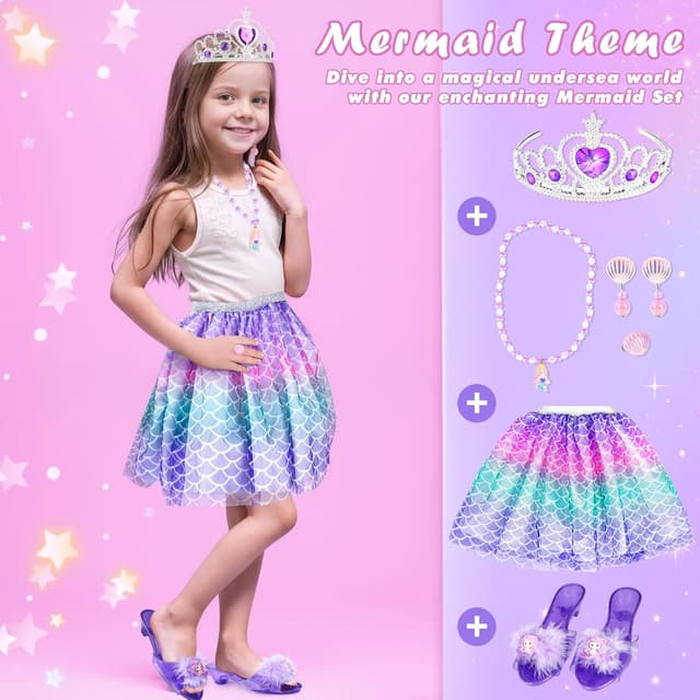 Thumbnail 1 de Dreamon Princess Dress Up Shoes 3 Set for Girls 3-6