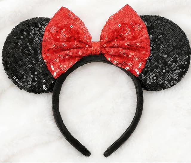 Thumbnail 6 de Mouse Ears Headband Red Polka Dots