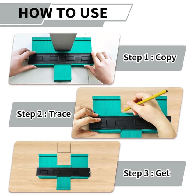 Thumbnail 4 de Pro Green Contour Gauge 10in Dual Lock