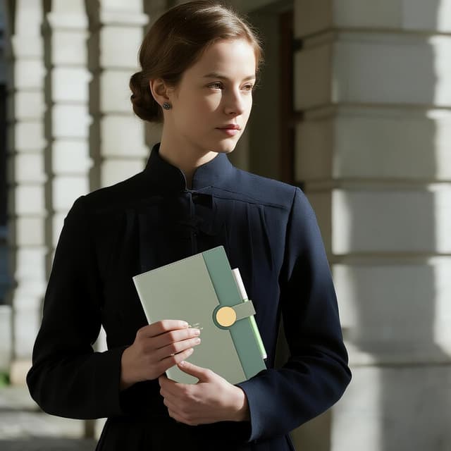 Detalle 2 de Diario accademico 2026 A5 una pagina al giorno