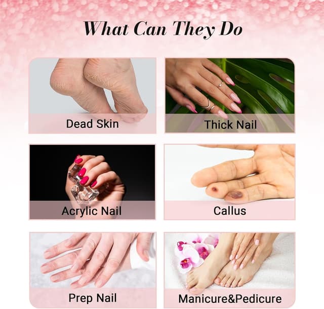 Detalle de MelodySusie 120 bandes abrasives pour embouts de ponceuse (mandrin 3,1 mm) grain 180 rose