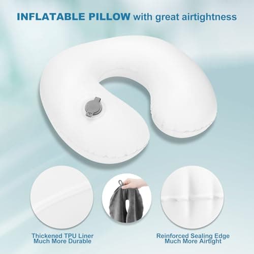 Thumbnail 7 de Cirorld Almohada de Viaje Hinchable 3-5 respiraciones