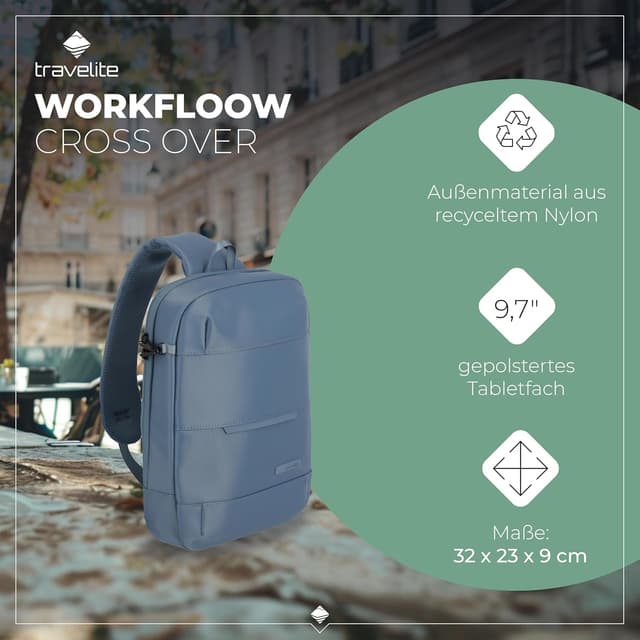 Detalle de Travelite Cross Body Bag Umhängetasche 6 Liter
