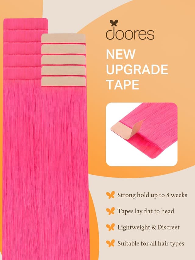 Detalle 1 de DOORES Extension Capelli Veri Remy 10pz 40cm