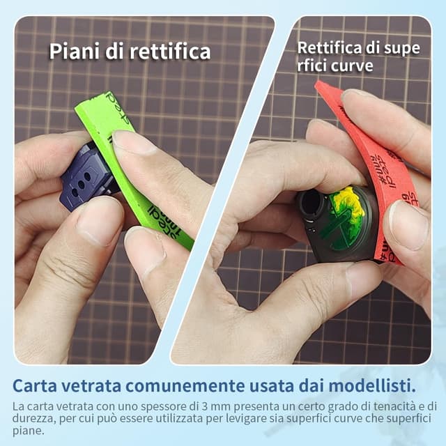 Thumbnail 2 de stedi Spugna abrasiva per modellismo 3 mm, 30 fogli 🎨