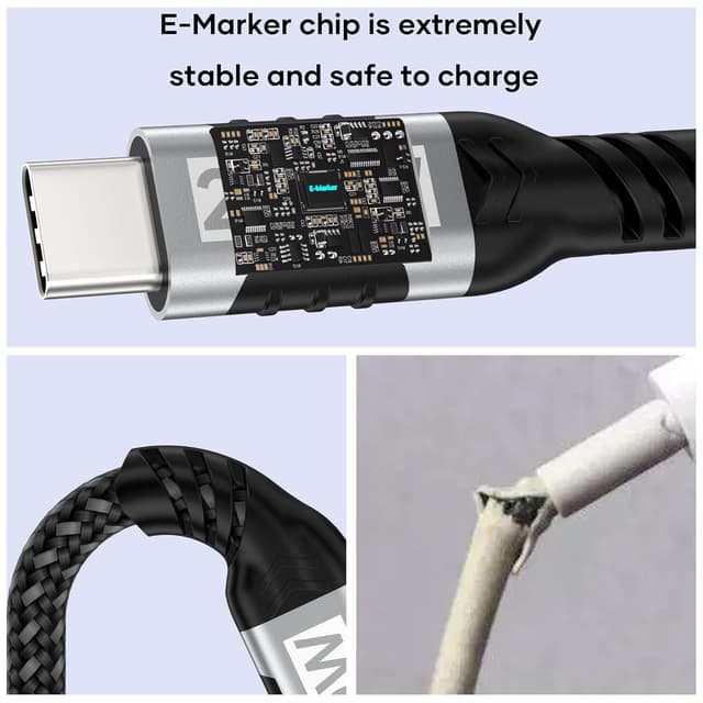 Detalle 2 de woednx USB-C to USB-C 5M 240W cable