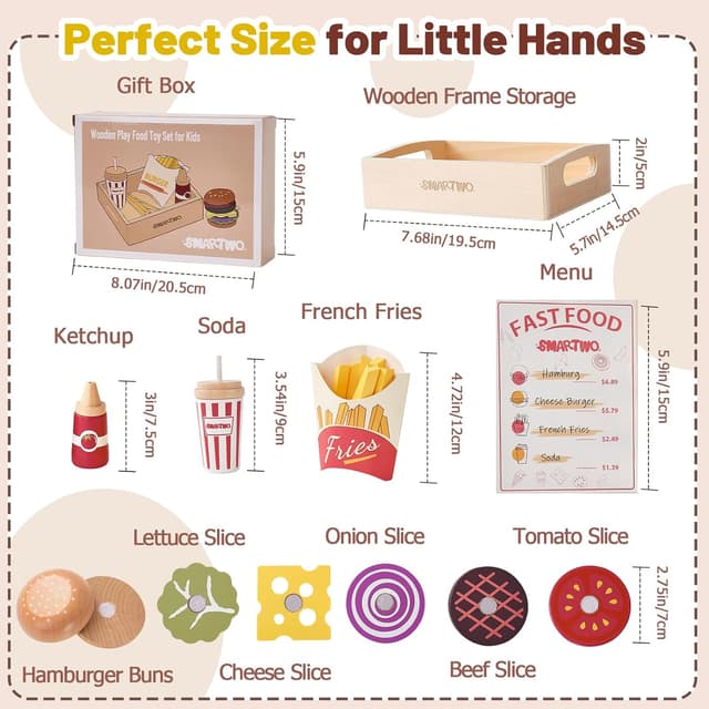 Thumbnail 5 de Smartwo Holz-Küchenzubehör für Kinder