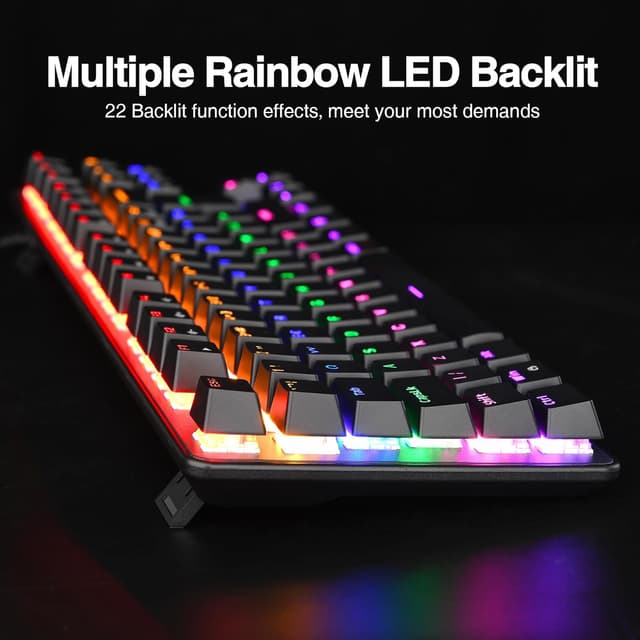 Detalle 2 de Rii RK908 80% Mechanical Keyboard