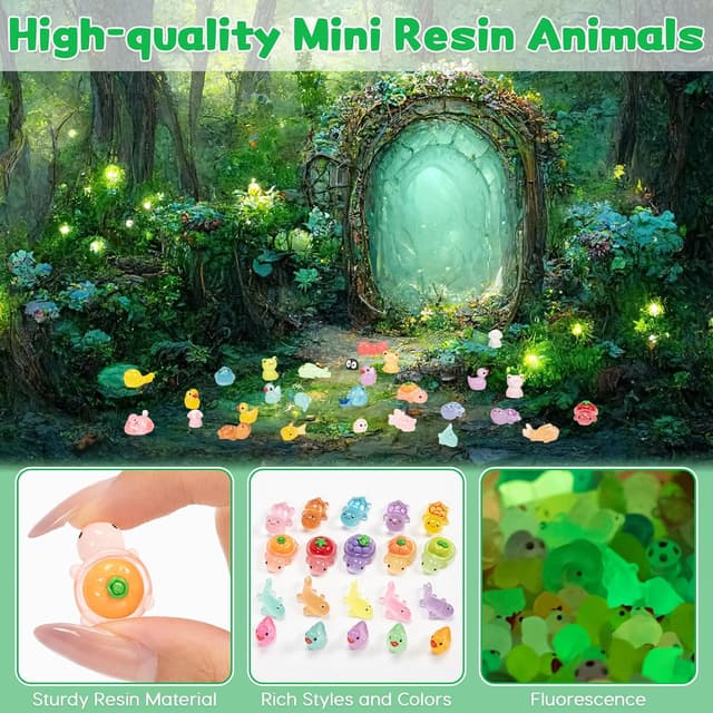 Thumbnail 2 de Luminous Resin Animals 150 PCS glow set