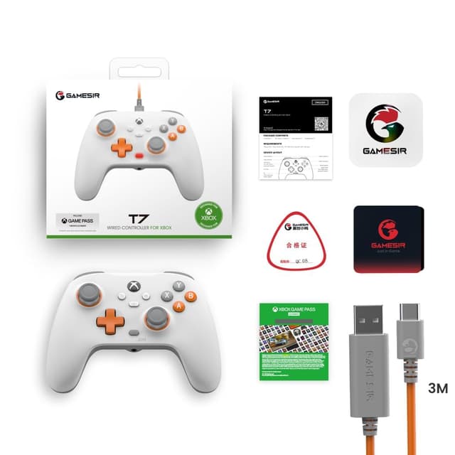Thumbnail 6 de GameSir T7 Wired Controller for Xbox Series X|S, Xbox One & Windows 10/11 (Hall Effect) — White