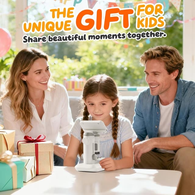 Thumbnail 6 de HEWEIMEI 1600X Kinder-Mikroskop 4K, 4,0" Bildschirm 🔬