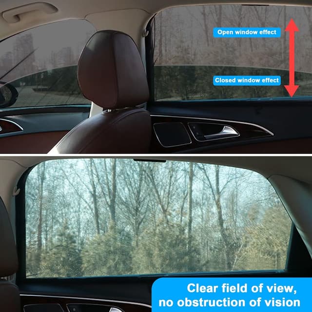 Detalle de Joyblossom car window shades for baby (UV protection) – 2 pack