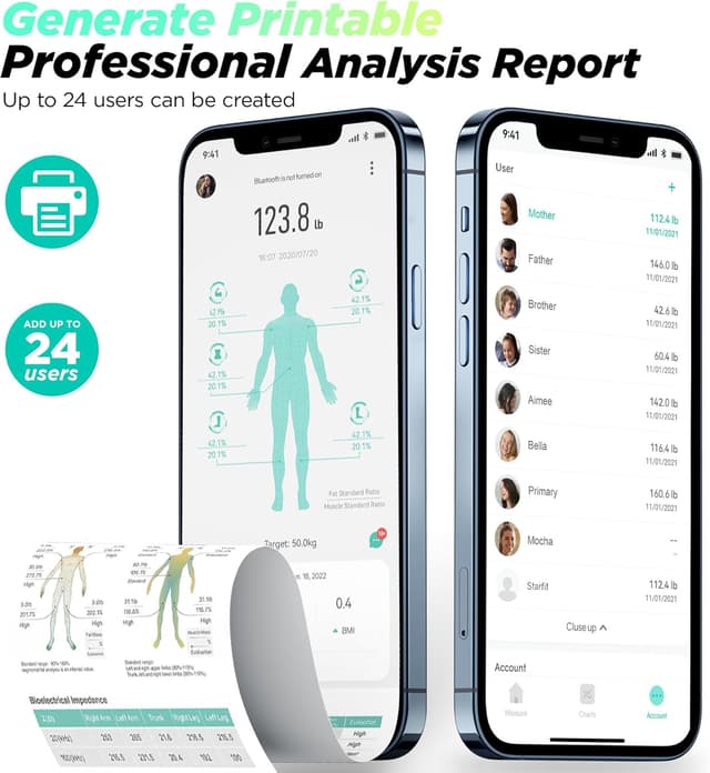 Thumbnail 4 de RunStar Scale 8-Electrode Body Composition BMI