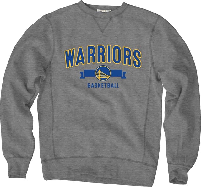 Detalle 2 de Blue 84 NBA Officially Licensed Crewneck Sweatshirt (Sanded Fleece) – Sanded Fleece Gray