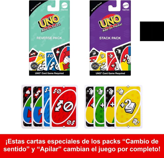 Detalle 1 de Mattel Games UNO Colección con Expansiones y Caja metálica 🃏