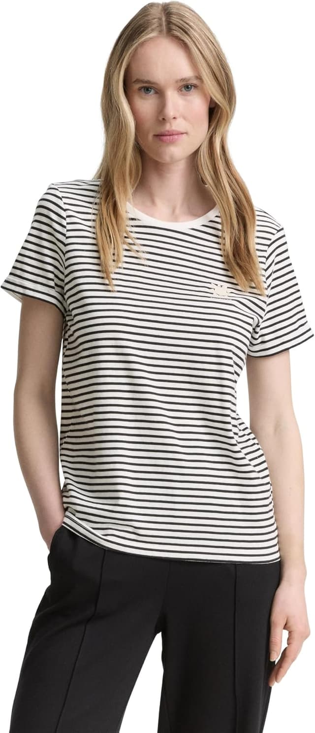 Detalle de Tom Tailor 1046440 T-Shirt da donna: comfort e vestibilità comoda