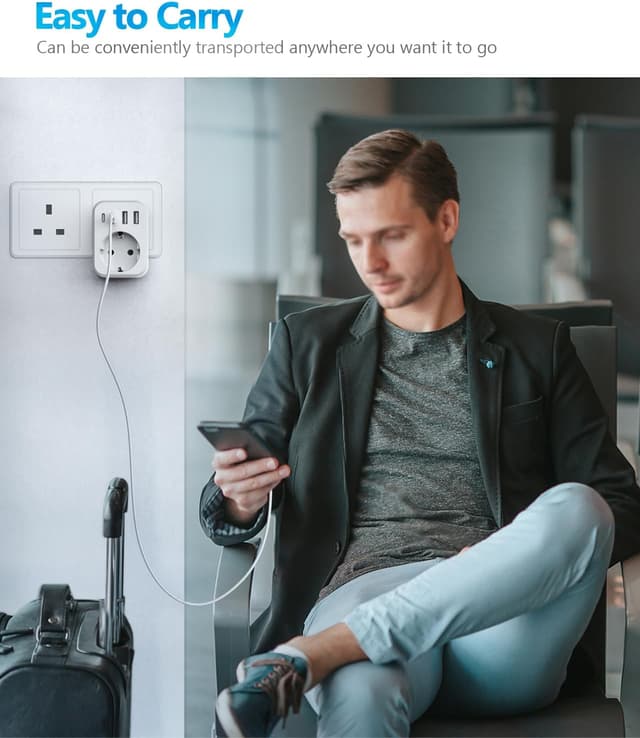 Thumbnail 6 de JSVER Adattatore da Viaggio 3680W 🔌