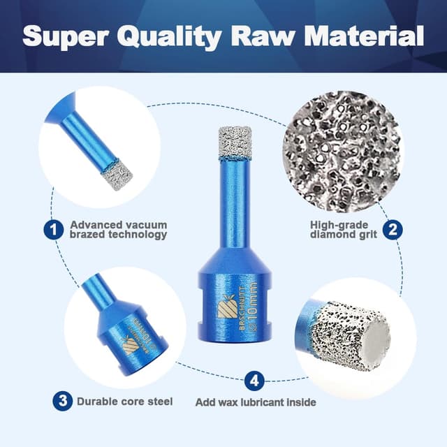 Thumbnail 6 de Diamant Fliesenbohrer 6 mm M14