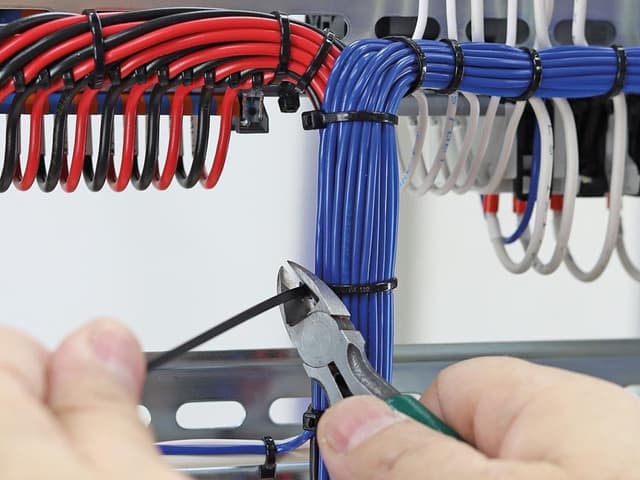 Detalle 2 de Perel serre-câbles en nylon noir auto-verrouillants 100 pièces 100 x 2,5 mm (jusqu’à 8 kg)