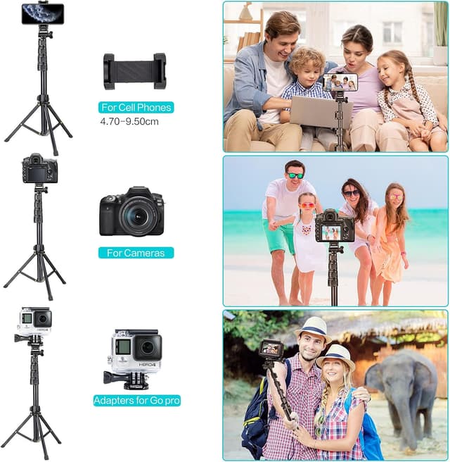 Thumbnail 4 de YOTOC version 1.7m Phone Tripod Stand