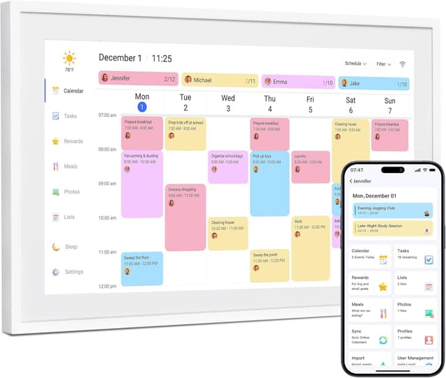 Imagen de Dragon Touch 15.6 inch Digital Calendar en OfertitasTOP