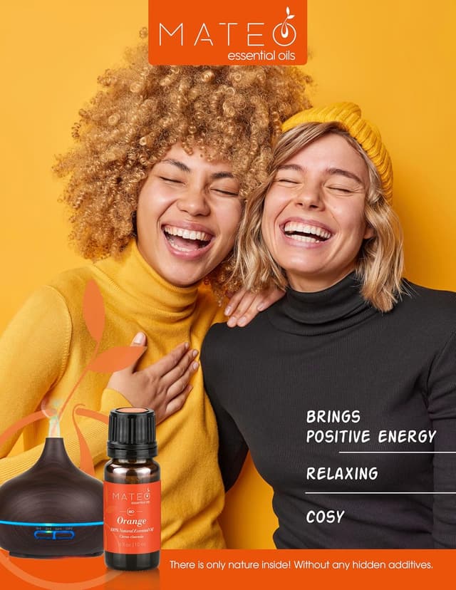 Detalle de MateoEssentialOils Olio Essenziale di Arancio Dolce 100% puro e naturale da 10 ml