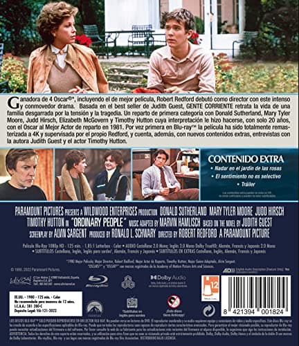 Detalle de Gente Corriente (Ordinary People) Blu-ray 📀