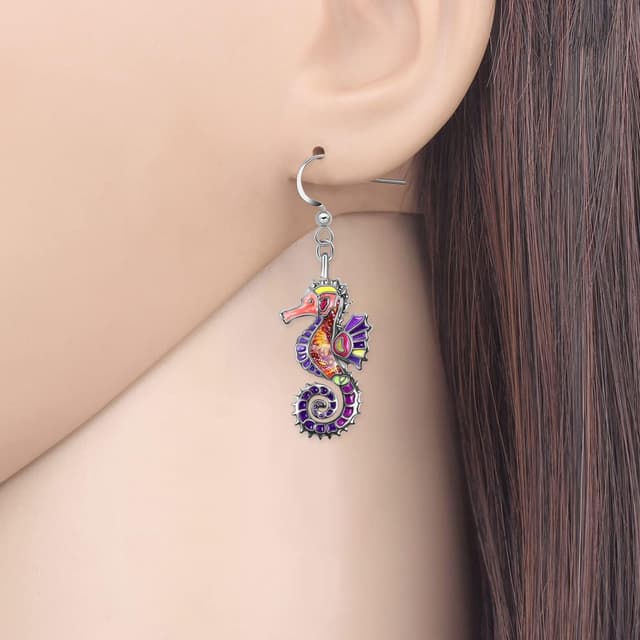 Detalle 2 de YAYAKO boucles d’oreilles requin émail 23 mm