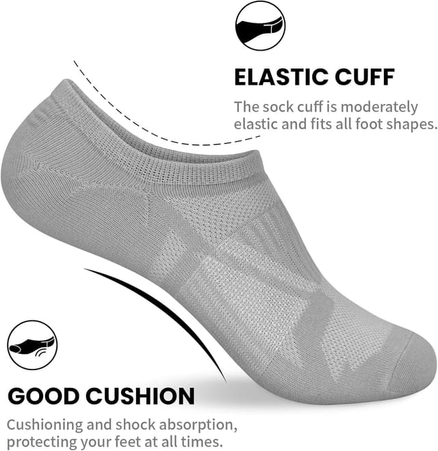 Thumbnail 4 de Wernies No Show Socks, 8 Pairs ⚙