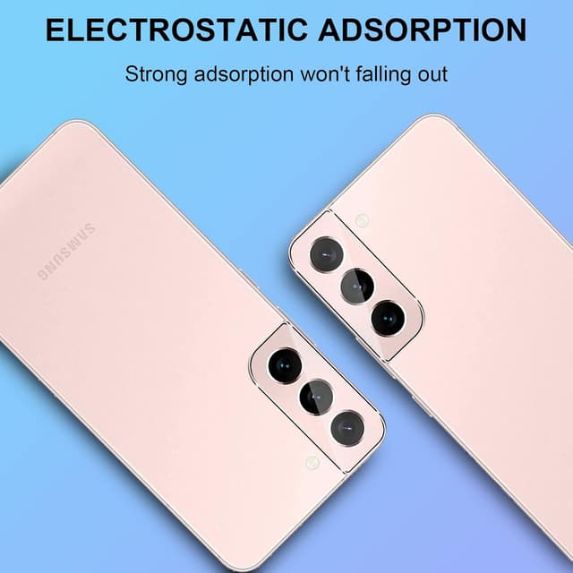 Detalle 2 de QULLOO Kamera-Schutzfolie aus Glas für Samsung Galaxy S22 / S22 Plus 5G (4 Stück)