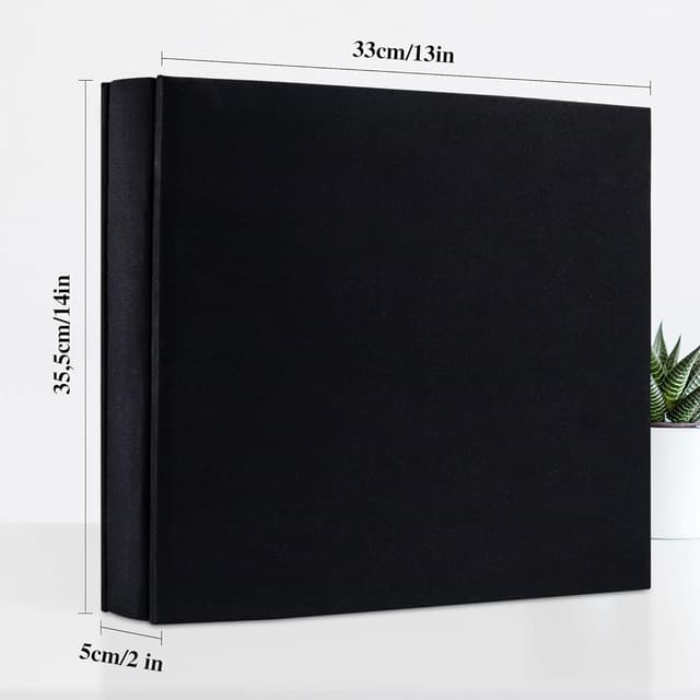 Detalle de Vienrose Fotoalbum traditionell, 10 x 15 cm – Leineneinband für bis zu 600 Fotos